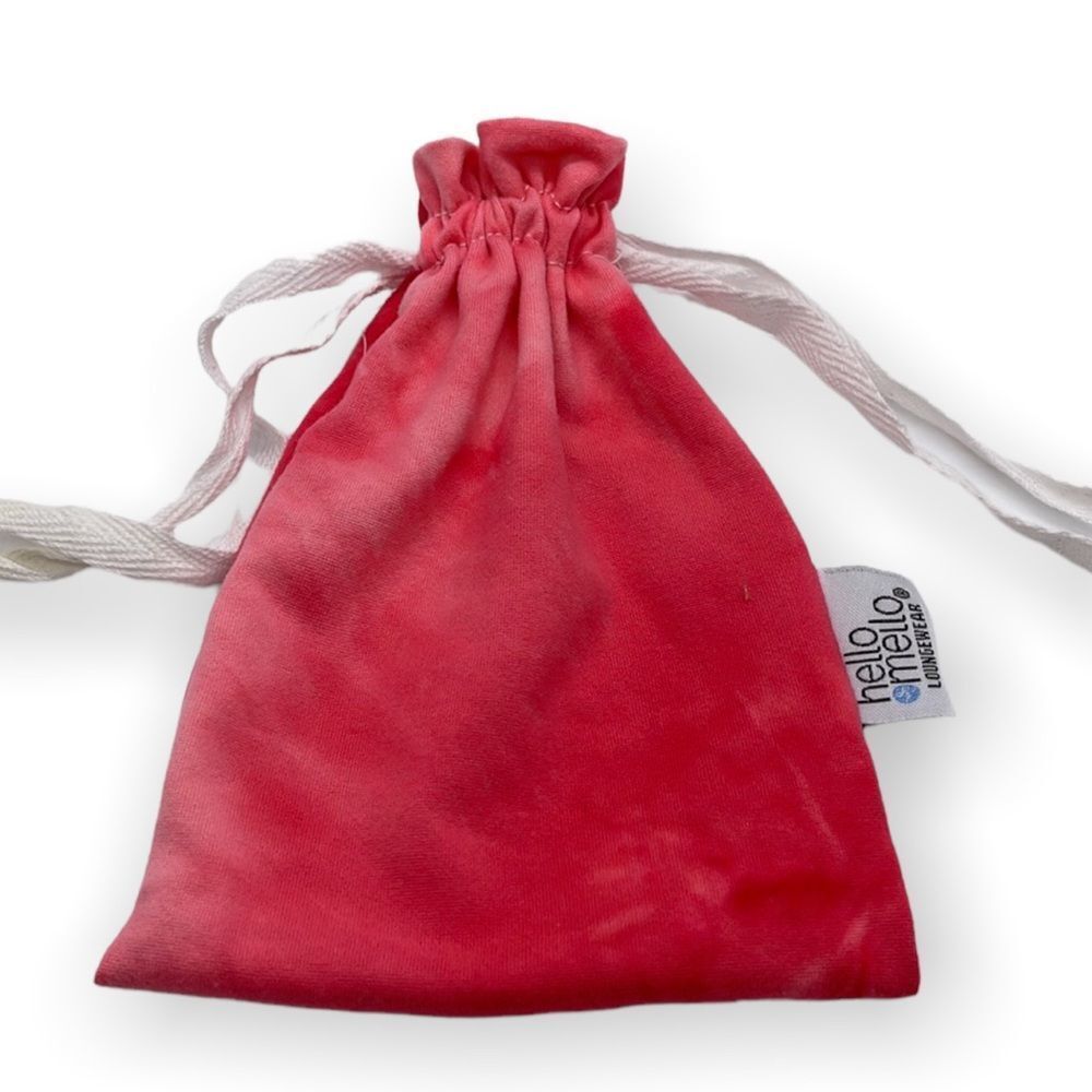 NWOT Hello Mello Red Tie Dye Drawstring Bag